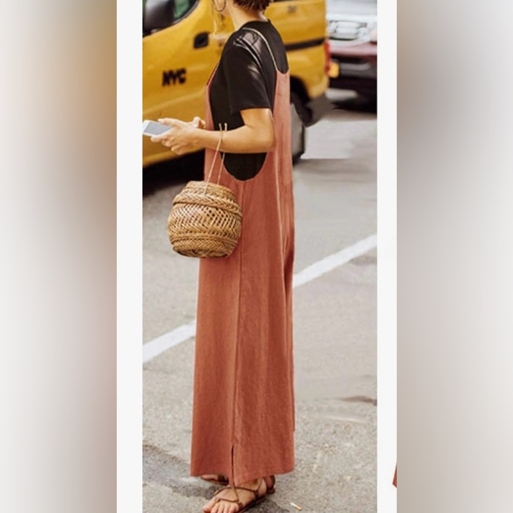 Rust Jumpsuit - Picture 2 of 8